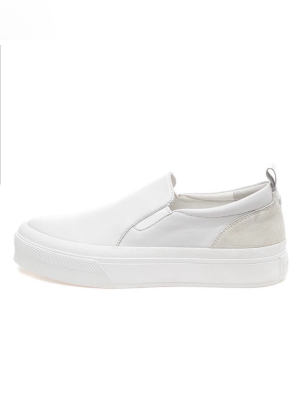 NWT J/SLIDES GIA White Leather Slip-on Sneaker